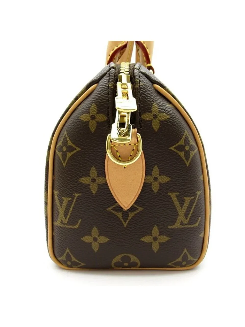 Louis Vuitton Speedy Bandouliere 20 Monogram Boston Bag Brown